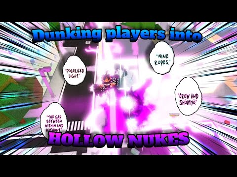 I LOVE DUNKING PLAYERS IN HOLLOW NUKES WITH MAHITOS NEW ULTIMATE!! (JUJUTSU SHENANIGANS)