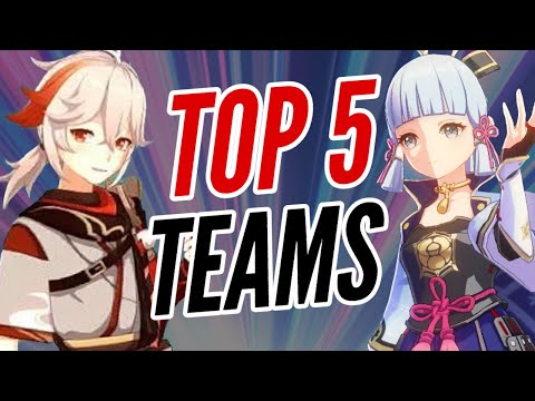 TOP 5 MOST POPULAR TEAMS IN 2.0 GENSHIN IMPACT