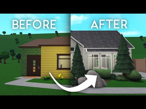 Renovating the Bloxburg Starter House Into a Realistic House