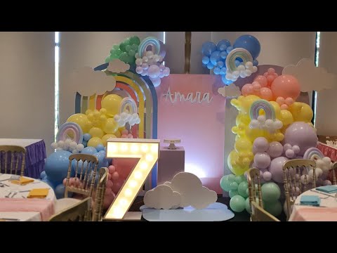 Rainbow Decoration | Balloon Garland