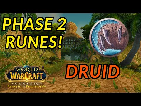 World of Warcraft Season of Discovery Phase 2 - Druid Runes