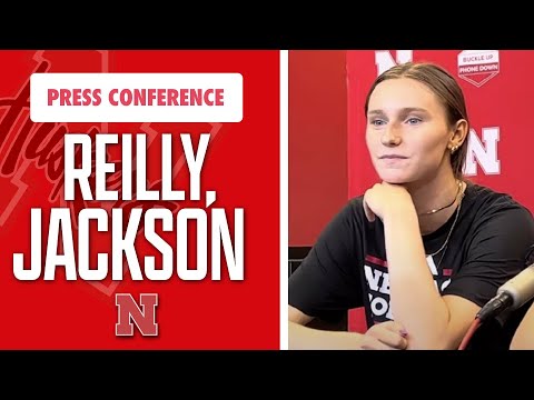 Nebraska S Bergen Reilly and MB Andi Jackson talk Wisconsin, improving as sophomores and more I GBR