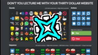 When a Geometry Dash Player uses a 30 Dollar Website.. #thirtydollarwebsite