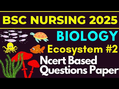 Up Bsc Nursing Entrance Exam Biology Questions | Aiims bsc nursing 2025 | ABVMU Paramedical 2025