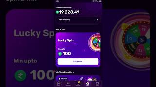 Rush App Lucky Spin Reward #earningapp #referandearnapptoday