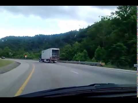 Kyle Driving On I-40 Near The Tennessee State Line