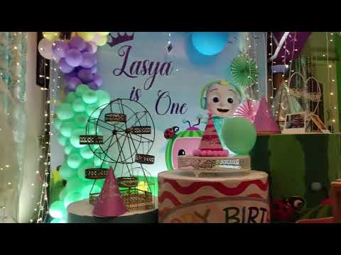 Cocomelon birthday theme | cocomelon balloon decoration | Balloon decoration in Bangalore | Balloons