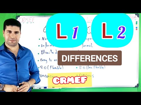 The differences between L1 and L2