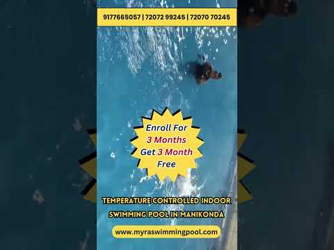 Temperature Controlled Indoor Swimming Pool in Manikonda, Hyderabad | Indoor Swimming Near Me