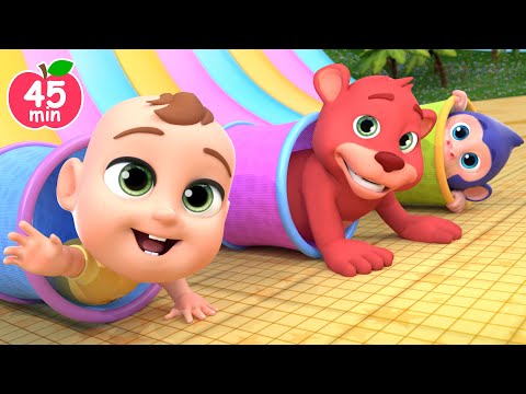 The Bear Escape The Racer Slides +More Lalafun Nursery Rhymes & Kids Songs