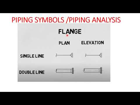 PIPING SYMBOLS FOR PIPING ENGINEERS / PIPE FITTER/ WELDER