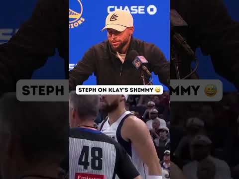 Steph rates Klay's shimmy 😂