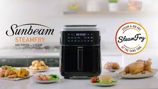 SteamFry Air Fryer + Steam | Air fry and steam simultaneously | Sunbeam