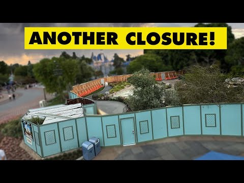 Another attraction is DOWN for Refurb | Disneyland Construction 09-23-2024