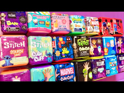 22 minutes ASMR Surprise Squishy Mystery Toys unboxing