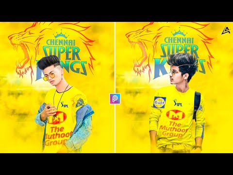 IPL Photo Editing PicsArt | IPLChennai Super Kings (csk) Photo Editing | Ipl Photo Editing 2022