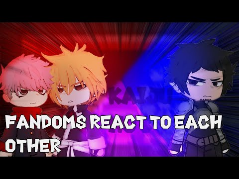 Fandoms react to each other Kaiju No 8 // Kafka Hibino // Gacha React