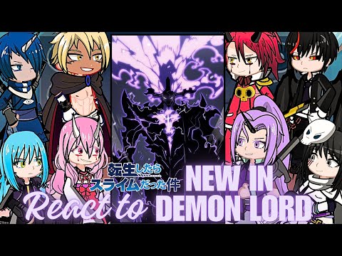 Rimuru Tempest react to Sung Jin woo as new in demon lord | Solo Leveling  | Gacha life 2 | slime |