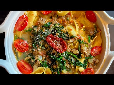 Tuscan Tortellini Soup