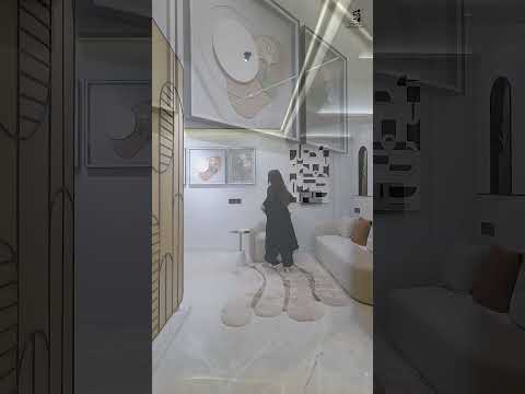 Elegant 4 BHK Entrance Foyer Interior Designs in Nikol,  Ahmedabad (The Mango) | Perfect Modern Home