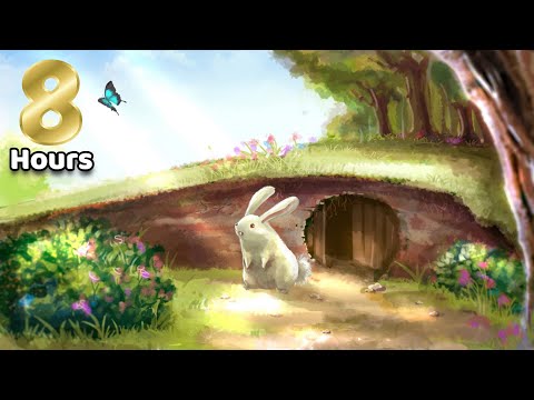 Sleep Story for Kids | 8 HOURS LITTLE WHITE RABBIT | Sleep Meditation for Children