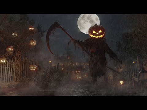 Pumpkin Man Following You | Scary Thunder and Rain Sounds