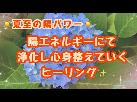 夏至の陽パワー注入☀️パワースポットで撮影🎥陽エネルギーにて浄化し心身整えていくヒーリング✨