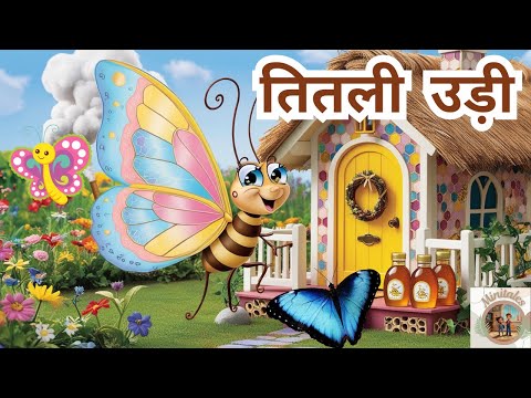 Titli Udi Bus Me Chadhi -तितली उड़ी | Hindi Rhymes ForChildrens | Nursery Rhyme|Cartoon Video Rhymes