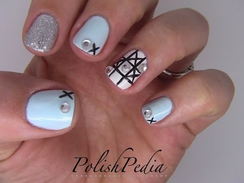 Tic Tac Glam Nails