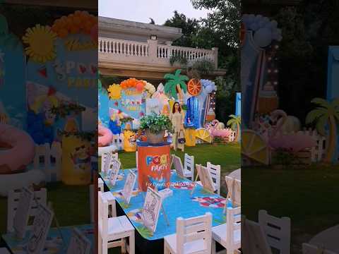 Pool Party Ideas | Playful Pool Party Decor ideas #poolparty #summerparty