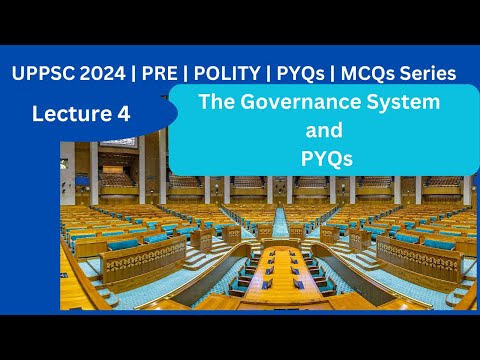 UPPSC Pre 2024 | Polity  and PYQs | pcs 2024 |  Lecture 4