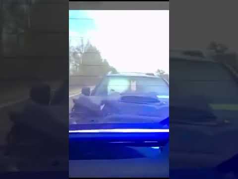 #cops slammed by speeding driver