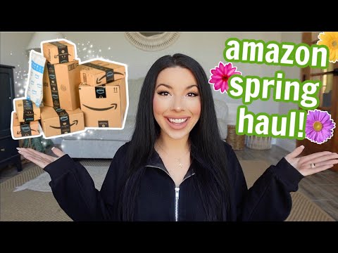 *HUGE* AMAZON SPRING HAUL MUST HAVES IN 2024!! (Home Decor, Fashion, Accessories, & More)