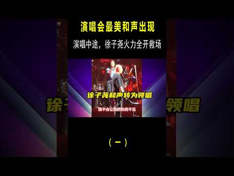 明明是演唱会上“配角”，一开口却抢尽了主角的风头！ #音乐#shorts #演唱会