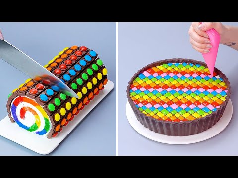 Satisfying POP IT Rainbow Cake Decorating Ideas | Fancy Chocolate Cake Decorating Tutorials