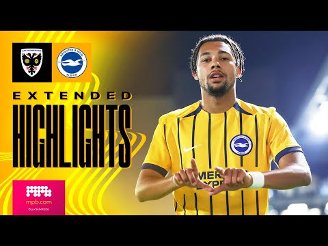 EXTENDED HIGHLIGHTS | AFC Wimbledon v Brighton | Bristol Street Motors Trophy