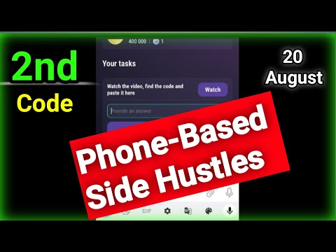 Phone-Based Side Hustles | Tapswap Code | 10 Profitable Phone Based Side Hustles You Can Start Today