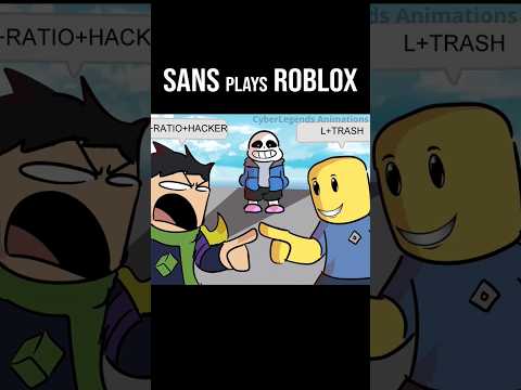 SANS plays ROBLOX