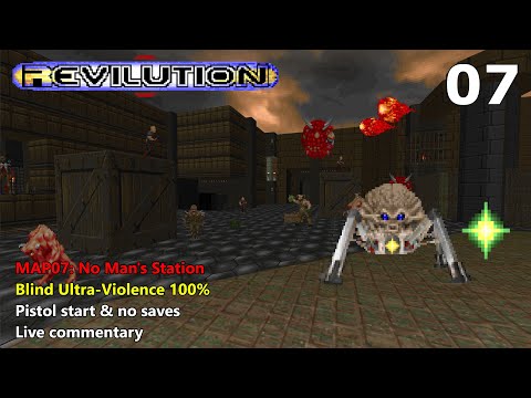 TNT: Revilution - MAP07: No Man's Station - Blind Ultra-Violence 100%