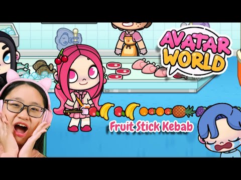 Cherry made a Fruit Stick Kebab - Avatar World: City Life