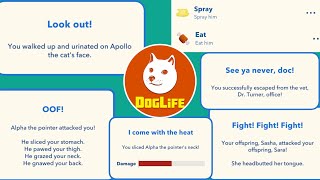 Playing Doglife but I spiral out of control | Bitlife Dogs- Doglife