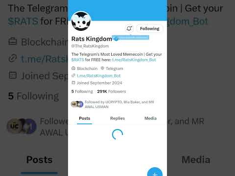 Rats kingdom #telegram #telegramearnings #telegrambot #cryptobot #nft