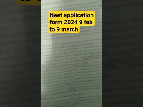 neet application form released 2024 #pw #neet2024 #viral