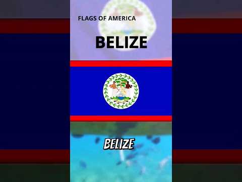 Flags of America: Belize 🇧🇿 #flag #country #international #geopolitic #world #belize #america #globe