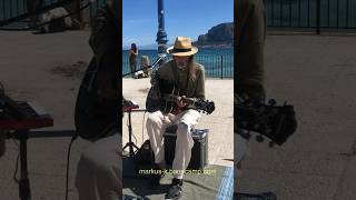 Funky Street Music in Sicily (with looper) #looper #busker #guitar #looperpedal #busking