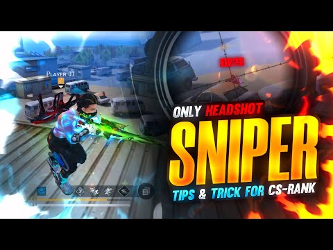 Secret sniper tips and tricks for cs rank | Single + double AWM tricks | CS rank | Player 07