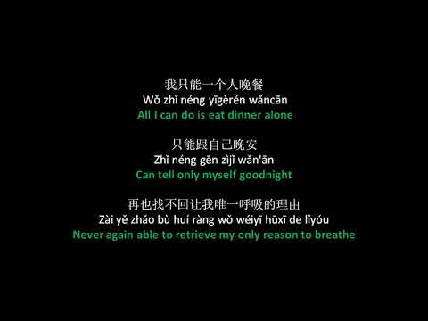 蕭秉治 - 爱过你有多久就有多痛 // Xiao Bing Chih - Love Hurts, Lyrics + Pinyin + English Translation