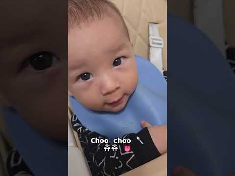 How to teach baby 'one more bite' #babyeatinf #cutebaby #baby #babyshorts #육아일상 #캐나다 #벤쿠버 #vancouver