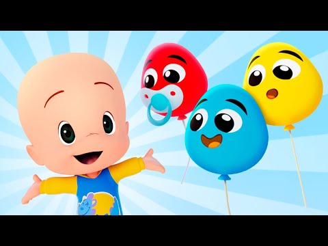 Red, yellow and blue are the baby balloons | Baby balloons - Learning Videos