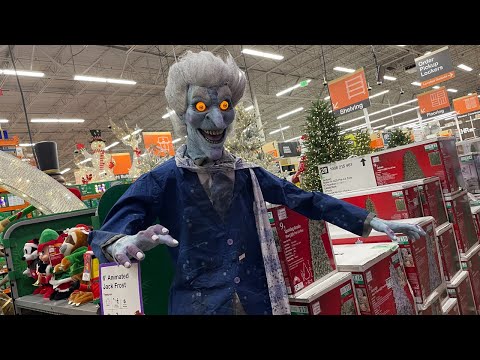 SVI 2023 Animated LED Jack Frost In-Store Demo at The Home Depot